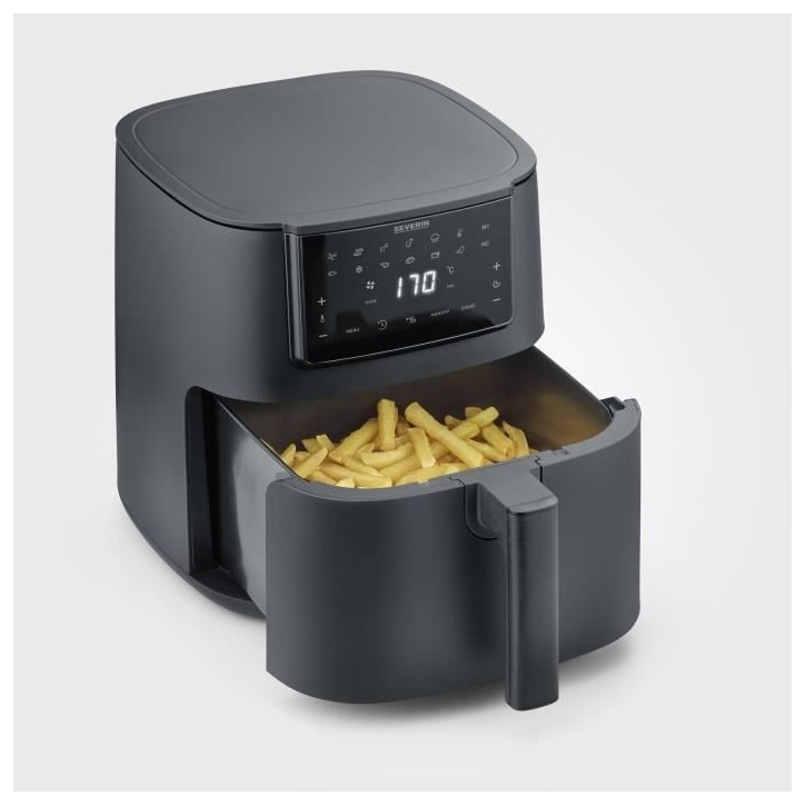 Friteuse sans huile SEVERIN - Airfryer FR2462 - Capacité 7L - 11 programmes - 1700W