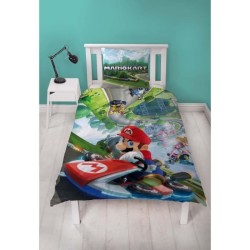 Parure de lit - MARIO BROS - Mario II - Microfibre - 1 housse de couet