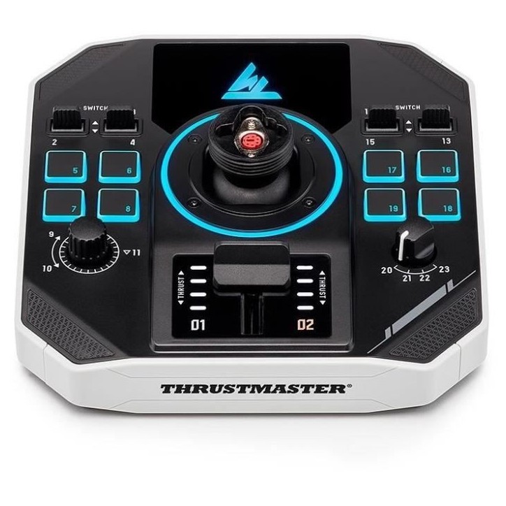 Joystick spatial - THRUSTMASTER - Sol-R 1 Flightstick - 44 boutons - Technologie H.E.A.R.T. 16 bits - Ambidextre avec base