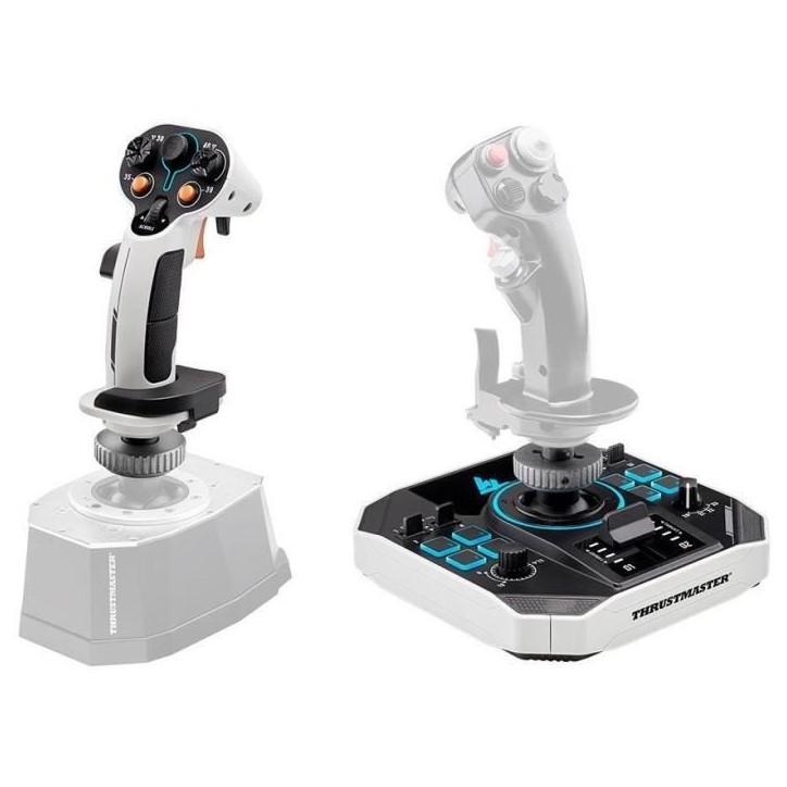 Joystick spatial - THRUSTMASTER - Sol-R 1 Flightstick - 44 boutons - Technologie H.E.A.R.T. 16 bits - Ambidextre avec base