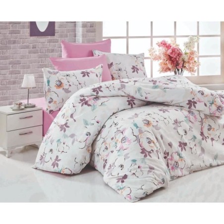 Parure de lit - 1 housse de couette 220 x 240 cm + 2 taies d'oreiller