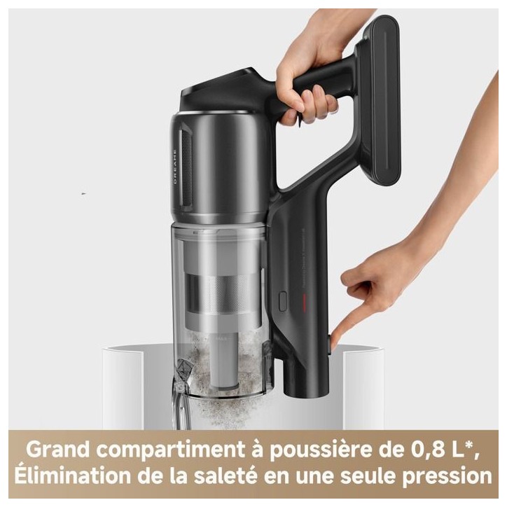 Aspirateur Balai sans Fil - DREAME Z10 - 210AW - Filtration 99,99% HEPA H14 - Détection poussiere - Réglage Auto de l'Aspirat Aspirateur Balai sans Fil - DREAME Z10 - 210AW - Filtration 99,99% HEPA H14 - Détection poussiere - Réglage Auto de l'Aspirat