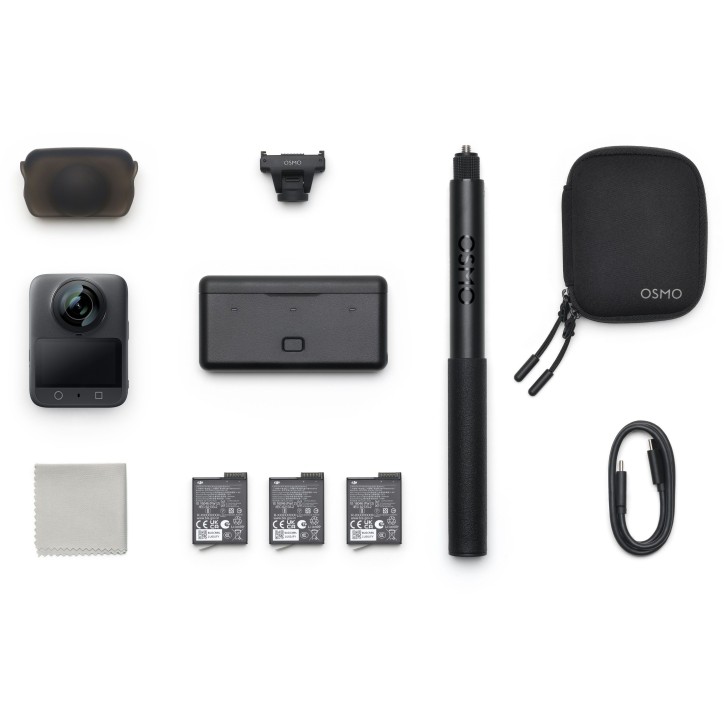 Caméra 360° - DJI - Osmo 360 Bundle Aventure - 8K native - Capteur 1” - Accessoires inclus Caméra 360° - DJI - Osmo 360 Bundle Aventure - 8K native - Capteur 1” - Accessoires inclus