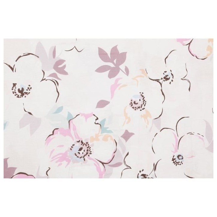 Parure de lit - 1 housse de couette 220 x 240 cm + 2 taies d'oreiller 60 x 60 cm - 100% coton renforcé - Blanc