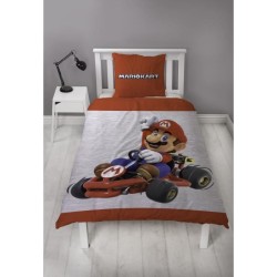 Parure de lit réversible - MARIO BROS - Mario - Microfibre - 1 housse