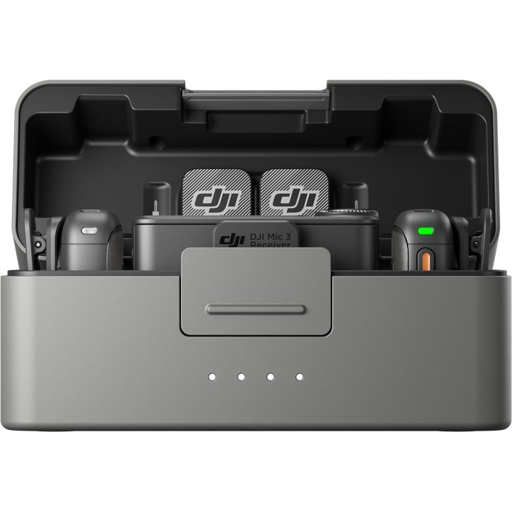 Kit micro sans fil - DJI - Mic 3 - 2 émetteurs (TX) - 1 récepteur (RX) - Recharge rapide Kit micro sans fil - DJI - Mic 3 - 2 émetteurs (TX) - 1 récepteur (RX) - Recharge rapide