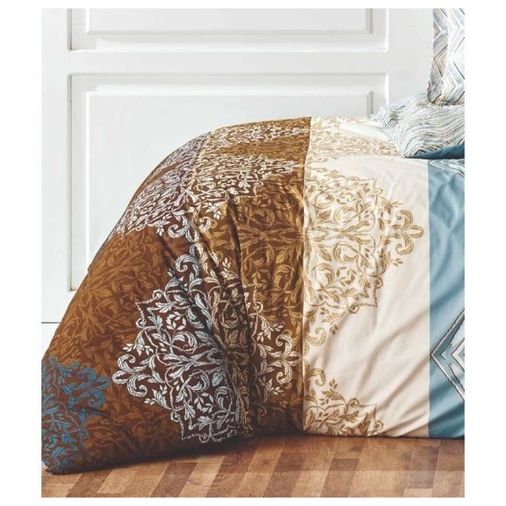 Parure de lit - 1 housse de couette 220 x 240 cm + 2 taies d'oreiller 60 x 60 cm - 100% coton renforcé - Blanc Parure de lit - 1 housse de couette 220 x 240 cm + 2 taies d'oreiller 60 x 60 cm - 100% coton renforcé - Blanc