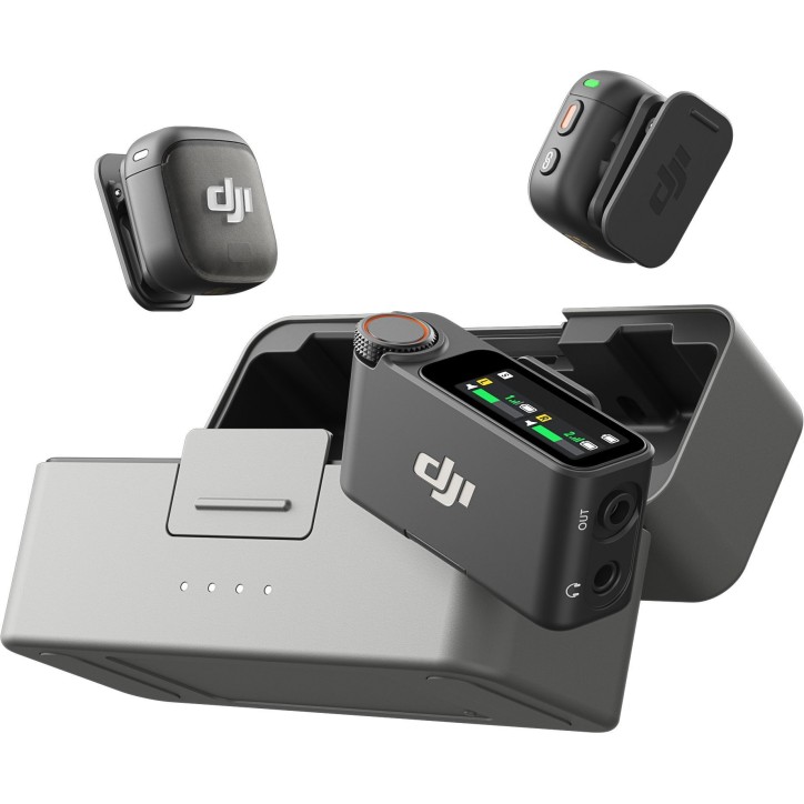 Kit micro sans fil - DJI - Mic 3 - 2 émetteurs (TX) - 1 récepteur (RX) - Recharge rapide Kit micro sans fil - DJI - Mic 3 - 2 émetteurs (TX) - 1 récepteur (RX) - Recharge rapide