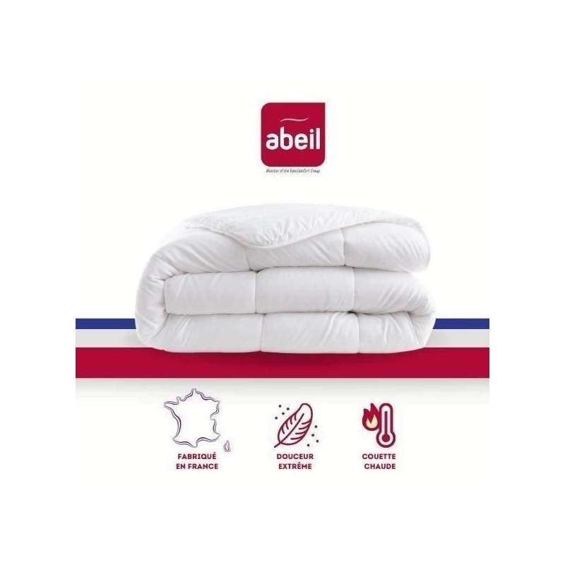 Couette chaude 400gr/m² Douceur Auvergnate - 220 x 240 cm - 2 personn