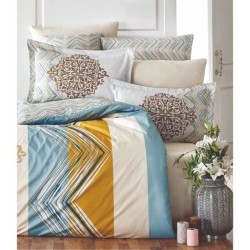 Parure de lit - 1 housse de couette 220 x 240 cm + 2 taies d'oreiller