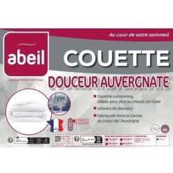 Couette chaude 400gr/m² Douceur Auvergnate - 220 x 240 cm - 2 personn