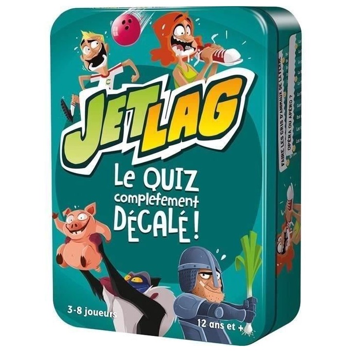 Jeu de société Jet Lag - ASMODEE - Jetlag - Jeu d'action et réflexe - Enfant - Extérieur Jeu de société Jet Lag - ASMODEE - Jetlag - Jeu d'action et réflexe - Enfant - Extérieur