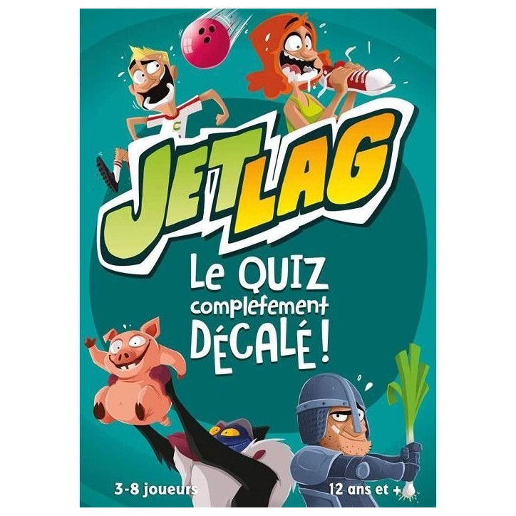 Jeu de société Jet Lag - ASMODEE - Jetlag - Jeu d'action et réflexe - Enfant - Extérieur Jeu de société Jet Lag - ASMODEE - Jetlag - Jeu d'action et réflexe - Enfant - Extérieur