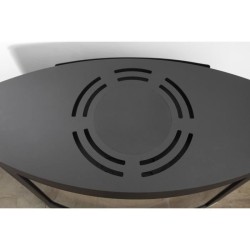 Poele a bois - ADURO 15 - 50551 - 6,5 KW - Noir