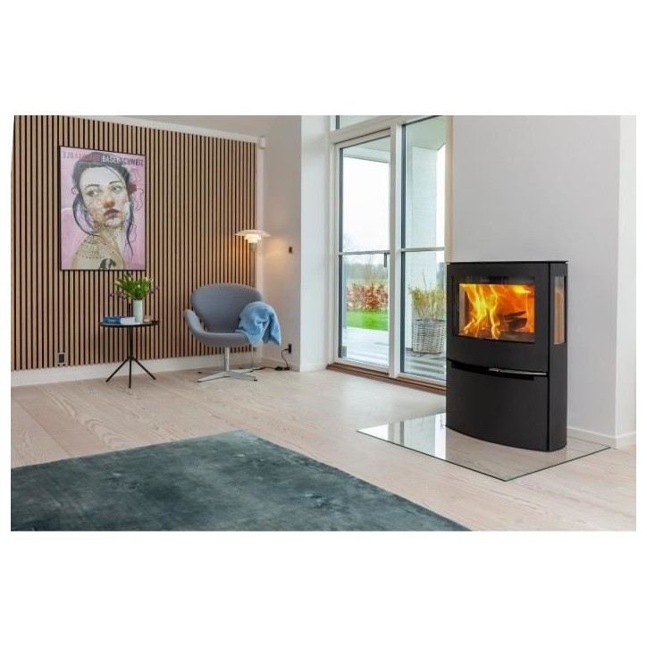Poele a bois - ADURO 21 - 50240 - 6,5 KW - Noir Poele a bois - ADURO 21 - 50240 - 6,5 KW - Noir