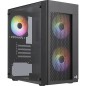 Boîtier PC - AEROCOOL - Hexform G v2 (Noir) - Mini tour - Format Micro-ATX - Sans alimentation