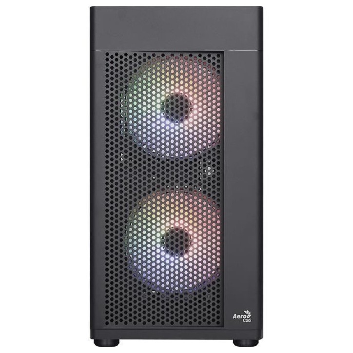 Boîtier PC - AEROCOOL - Hexform G v2 (Noir) - Mini tour - Format Micro-ATX - Sans alimentation Boîtier PC - AEROCOOL - Hexform G v2 (Noir) - Mini tour - Format Micro-ATX - Sans alimentation