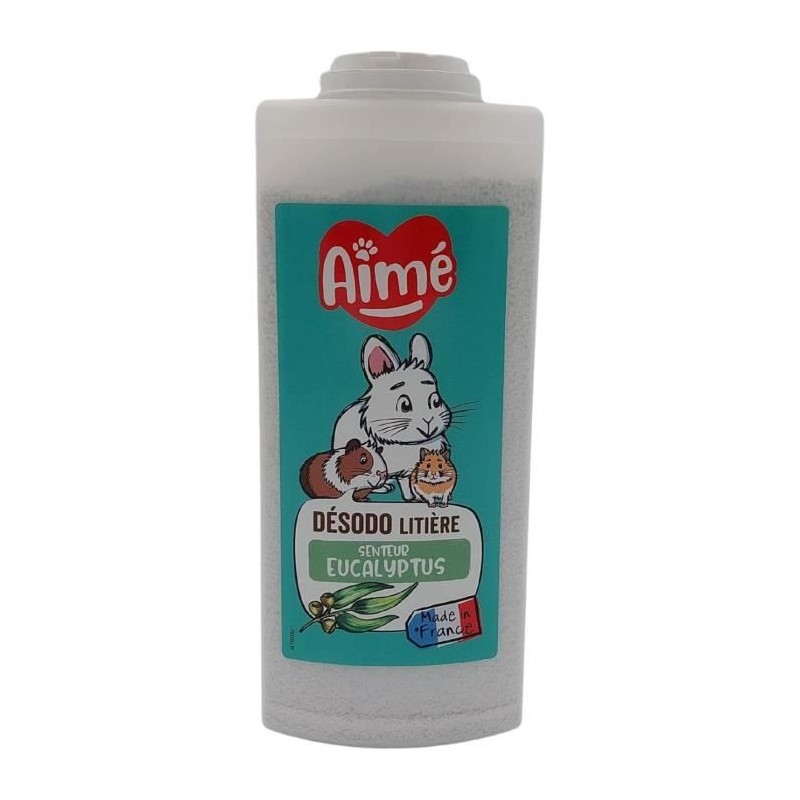 Hygiene rongeur - AIME - Désodorisant litiere - Eucalyptus - 700 ml -