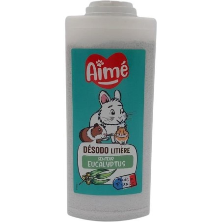 Hygiene rongeur - AIME - Désodorisant litiere - Eucalyptus - 700 ml -