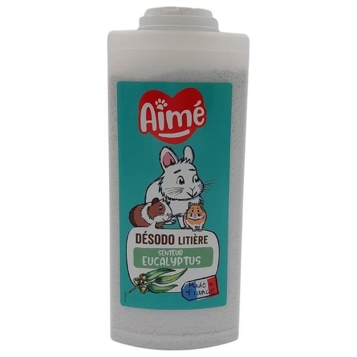 Hygiene rongeur - AIME - Désodorisant litiere - Eucalyptus - 700 ml - 100% naturel