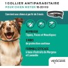 Collier répulsif puces tiques et moustiques - VETOCANIS - Chien de 10