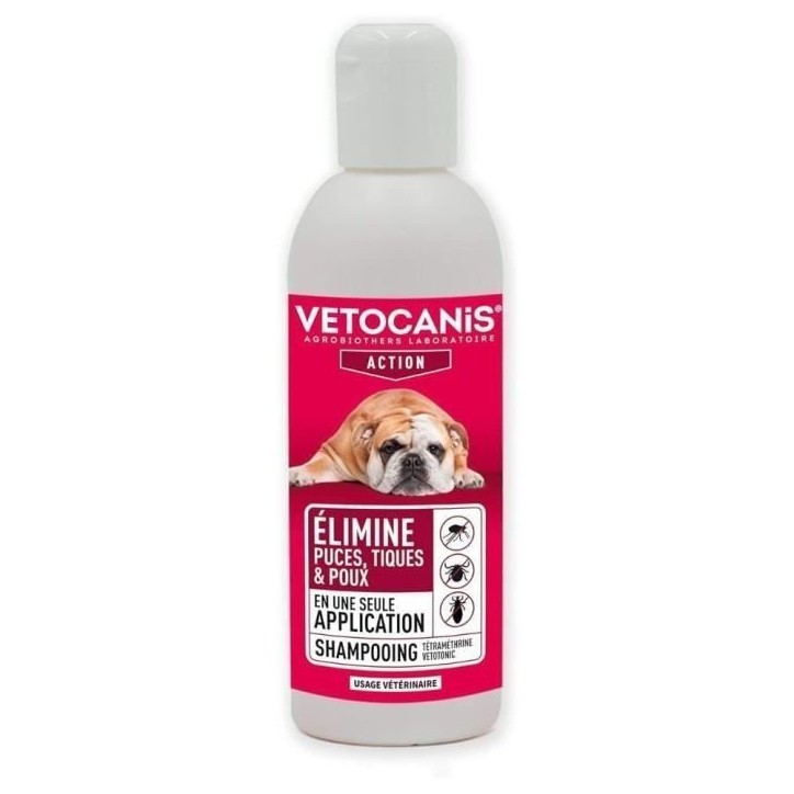 Shampoing - VETOCANIS - Chat et Chien, Produit Anti Parasites Shampoing - VETOCANIS - Chat et Chien, Produit Anti Parasites
