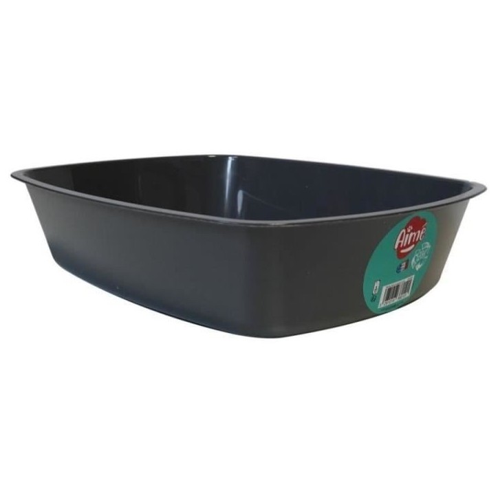 Bac litiere - AIMÉ - Pour Chat et Chaton 43x31x10cm