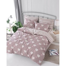 Parure de lit - 1 housse de couette 220 x 240 cm + 2 taies d'oreiller