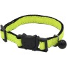 Collier pour chat - AIME - Jaune fluo, paillettes dorées, grelot arge