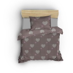 Parure de lit - 1 housse de couette 220 x 240 cm + 2 taies d'oreiller