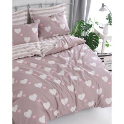 Parure de lit - 1 housse de couette 220 x 240 cm + 2 taies d'oreiller