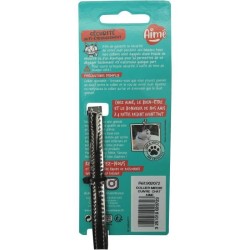 Collier pour chat - AIME - Sky miroir cuivre - Bleu nuit, clous dorés