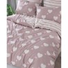 Parure de lit - 1 housse de couette 220 x 240 cm + 2 taies d'oreiller