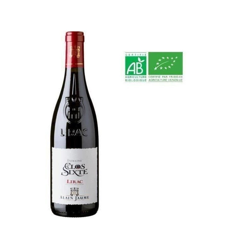 Alain Jaume Domaine du Clos de Sixte 2021 Lirac - Vin rouge des Côtes