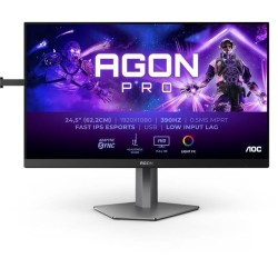 Ecran PC Gamer - AOC - 24,5 - FHD - 390 Hz - Dalle Fast IPS - 1ms - Aj