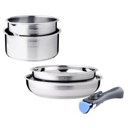 Batterie de cuisine - induction - ARTHUR MARTIN - AM2189 - acier inoxy