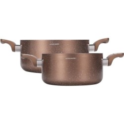 Set de marmites - ARTHUR MARTIN - AM9820 - 20-24 cm avec couvercle en