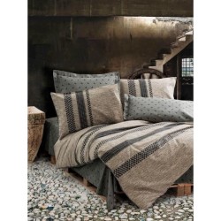 Parure de lit - 1 housse de couette 220 x 240 cm + 2 taies d'oreiller