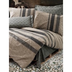 Parure de lit - 1 housse de couette 220 x 240 cm + 2 taies d'oreiller