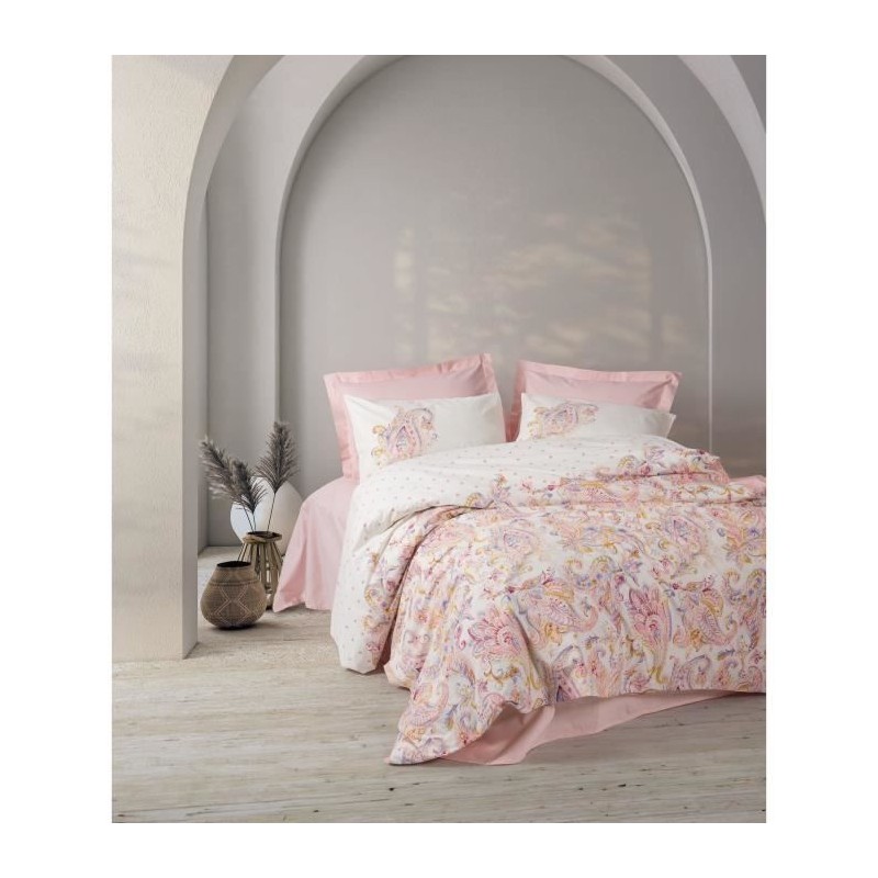 Parure de lit - 1 housse de couette 220 x 240 cm + 2 taies d'oreiller Parure de lit - 1 housse de couette 220 x 240 cm + 2 taies d'oreiller