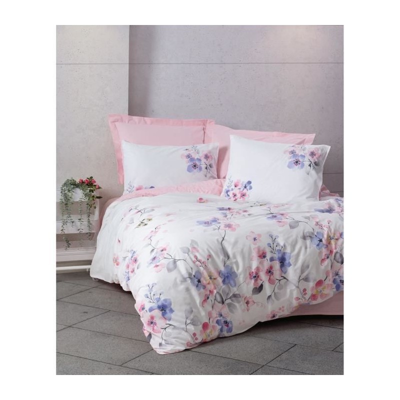 Parure de lit - 1 housse de couette 220 x 240 cm + 2 taies d'oreiller Parure de lit - 1 housse de couette 220 x 240 cm + 2 taies d'oreiller