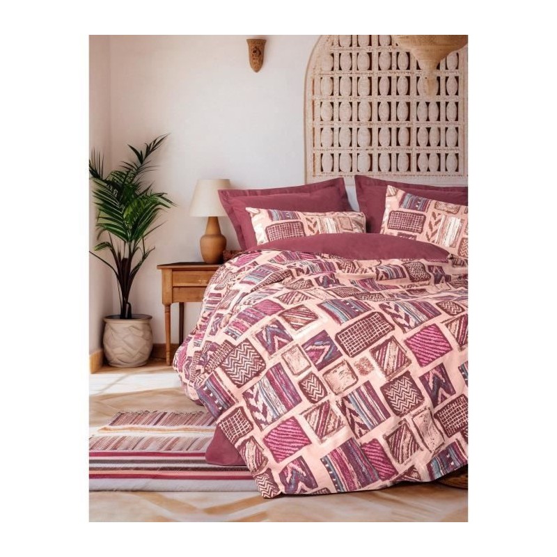 Parure de lit - 1 housse de couette 220 x 240 cm + 2 taies d'oreiller Parure de lit - 1 housse de couette 220 x 240 cm + 2 taies d'oreiller