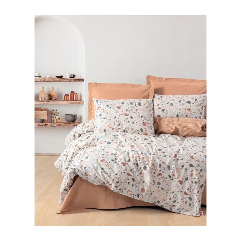 Parure de lit - 1 housse de couette 220 x 240 cm + 2 taies d'oreiller Parure de lit - 1 housse de couette 220 x 240 cm + 2 taies d'oreiller