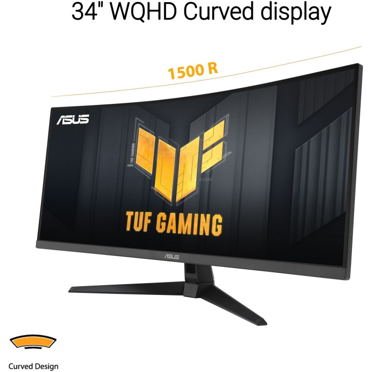Ecran PC Gamer incurvé - ASUS TUF Gaming - 34 - WQHD - 180Hz - 1ms - VG34VQ3B Ecran PC Gamer incurvé - ASUS TUF Gaming - 34 - WQHD - 180Hz - 1ms - VG34VQ3B