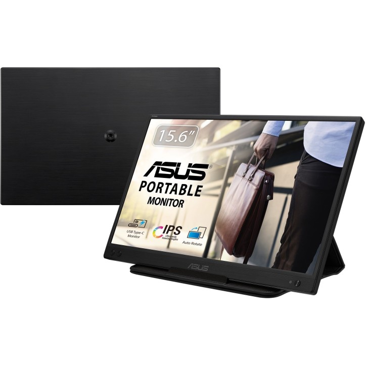 Ecran PC Portable - ASUS ZenScreen - 15.6 - FHD - 60Hz - IPS - 5ms - USB Type-C - MB166C Ecran PC Portable - ASUS ZenScreen - 15.6 - FHD - 60Hz - IPS - 5ms - USB Type-C - MB166C