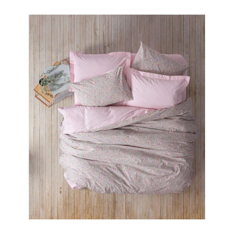 Parure de lit - 1 housse de couette 220 x 240 cm + 2 taies d'oreiller Parure de lit - 1 housse de couette 220 x 240 cm + 2 taies d'oreiller