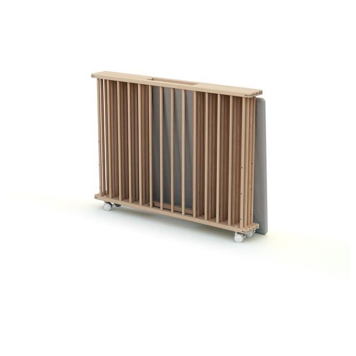 Parc pliant rectangulaire - WEBABY - CALI - 70 x 100 cm - Jusqu'a 24 mois - Hetre brut Parc pliant rectangulaire - WEBABY - CALI - 70 x 100 cm - Jusqu'a 24 mois - Hetre brut