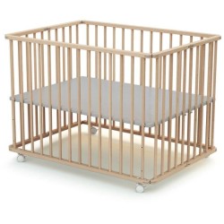 Parc pliant rectangulaire - WEBABY - CALI - 70 x 100 cm - Jusqu'a 24 m