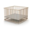 Parc pliant carré - WEBABY - CALI - 100 x 100 cm - 4 roulettes - Jusq