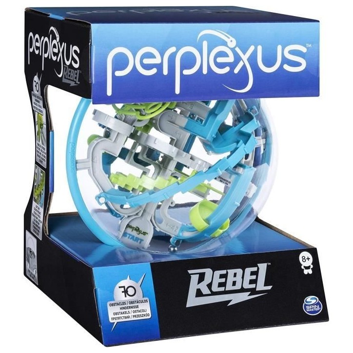 Perplexus - SPIN MASTER - Rebel Rookie - Labyrinthe en 3D jouet hybride - Boule a tourner - Casse-tete Perplexus - SPIN MASTER - Rebel Rookie - Labyrinthe en 3D jouet hybride - Boule a tourner - Casse-tete